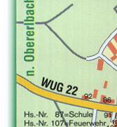 Ortsplan Kalbensteinberg